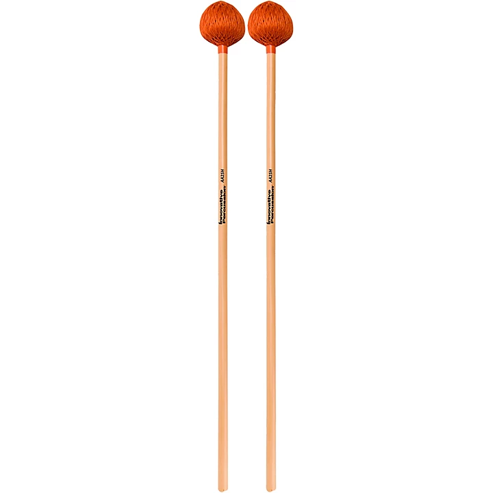 Marimba Rattan Vibraphone Mallets Orange Cord Medium Heavy