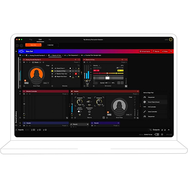 Hybrid Sensory Percussion Sound System