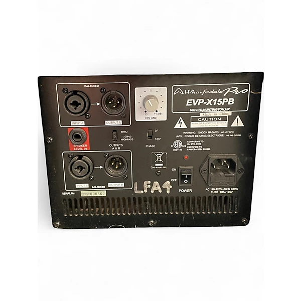 Wharfedale Pro Used Wharfedale Pro EVP X15BP Subwoofer.gc