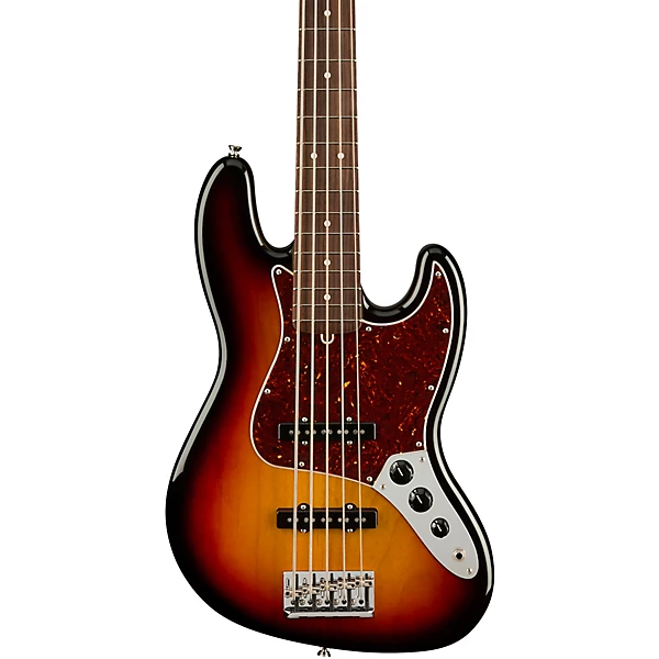 American Professional II Jazz Bass V Rosewood Fingerboard 3 Color Sunburst