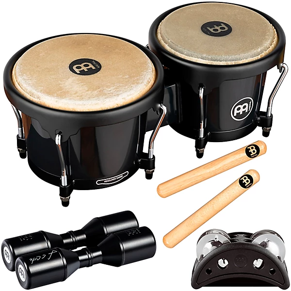 MEINL Bongo and Percussion Pack for Jam Sessions or Acoustic Sets