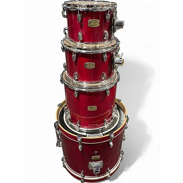 Yamaha Used Yamaha 4 Piece Stage Custom Maroon Drum Kit.gc