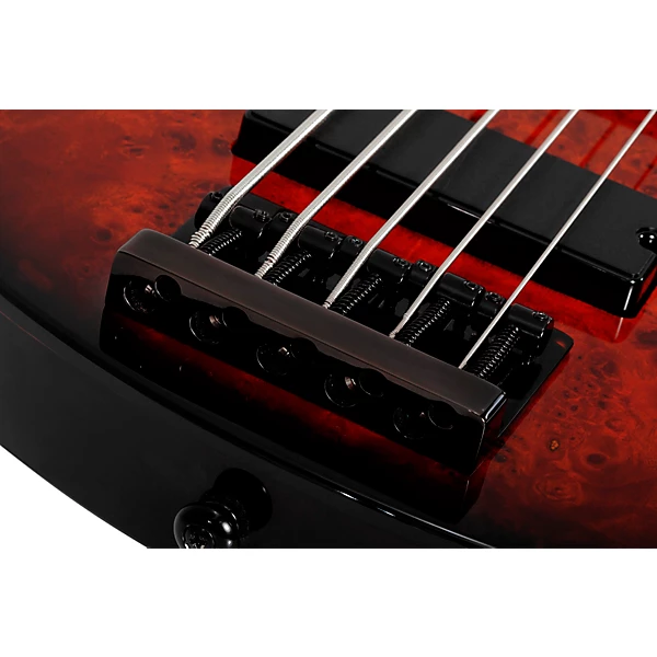 Schecter Guitar Research C 5 Standard 5 String Electric Bass Guitar Tobacco Burl