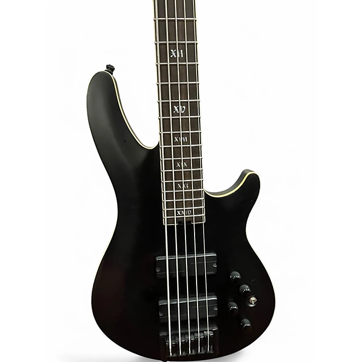 Used Schecter Guitar Research Evil Twin 2 Black Electric Bass Guitar