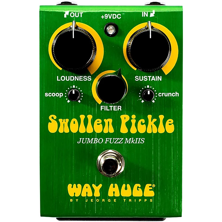 Way Huge Electronics Swollen Pickle Jumbo Fuzz MkIIS Guitar Effects Pedal Level 1 J32438004000000.gc