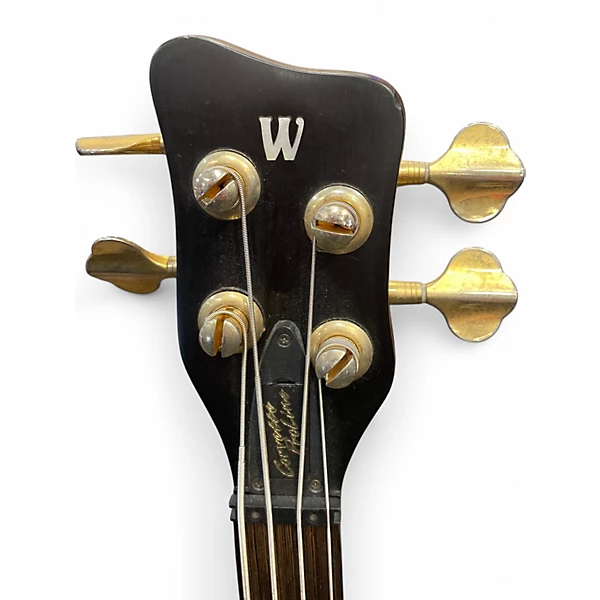 Used Warwick CORVETTE PROLINE Blue Electric Bass Guitar