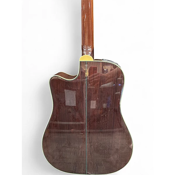 Takamine Used 2002 Takamine Limited Edition Whales Natural Acoustic Electric Guitar.gc