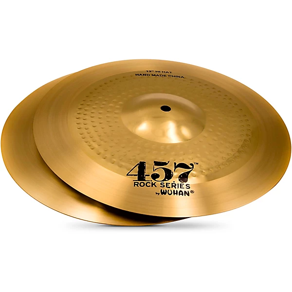Wuhan 457 Rock Hi Hat Cymbals 13 in.