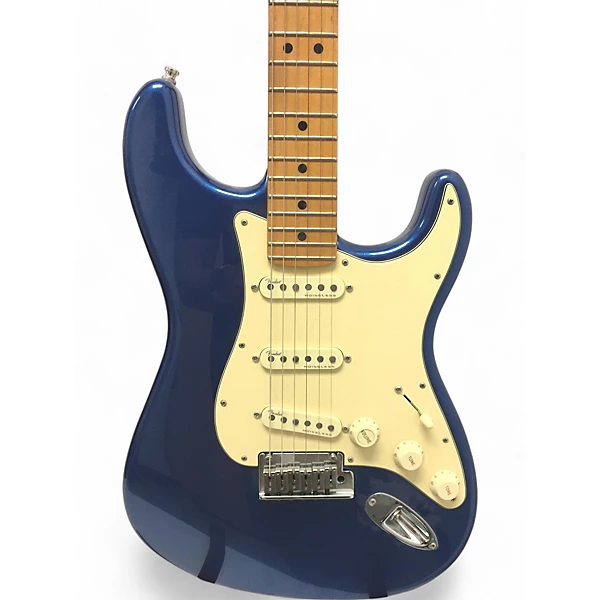 Used Fender American Ultra Stratocaster Blue Solid Body Electric Guitar