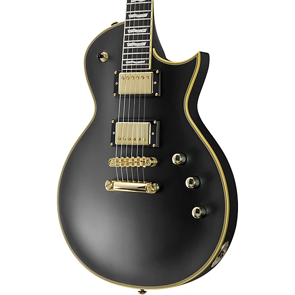 LTD EC 1000 Duncan Electric Guitar Black Satin