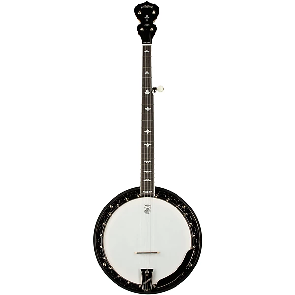 White Lotus Left Handed 5 String Resonator Banjo