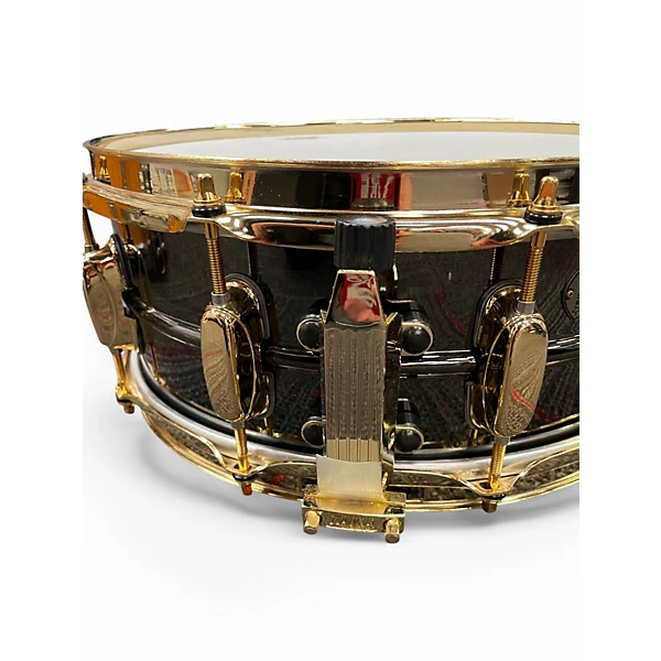 TAMA Used TAMA 55X14 Simon Phillips Gladiator Black Chrome Drum.gc