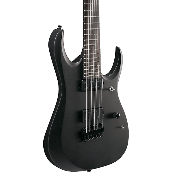 Ibanez RGD Iron Label 7 String Electric Guitar Black Flat