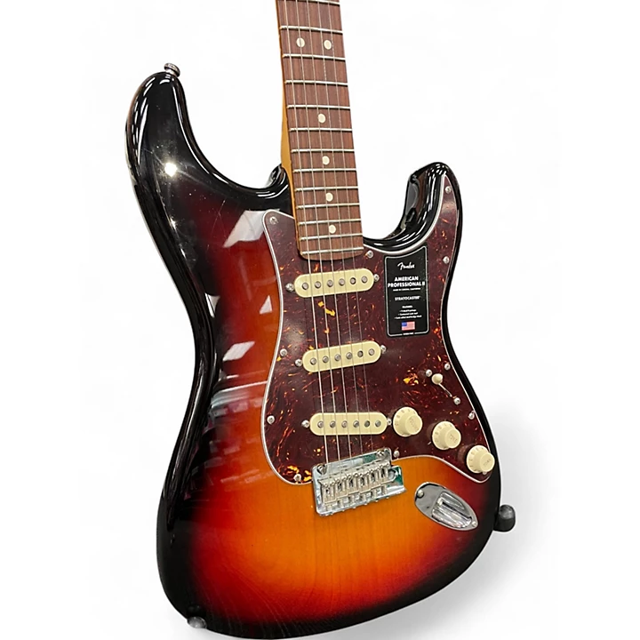 Used Fender AMERICAN PROFESSIONAL II STRATOCASTER 3 Color Sunburst Solid Body Electric Guitar