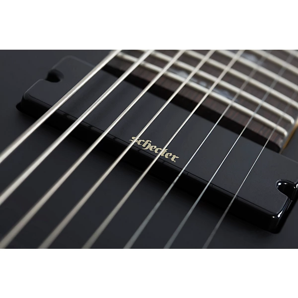 Schecter Guitar Research Demon 8 8 String Electric Guitar Satin Aged Black
