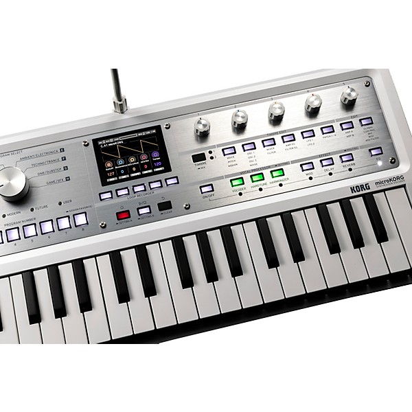 microKORG 2 Keyboard Synthesizer Vocoder Limited Edition White