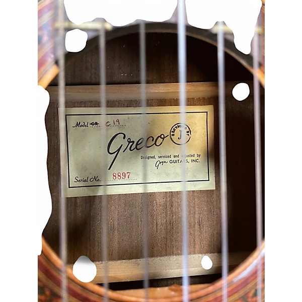 Vintage 1960s Greco GR C19 Natural Classical Acoustic Guitar