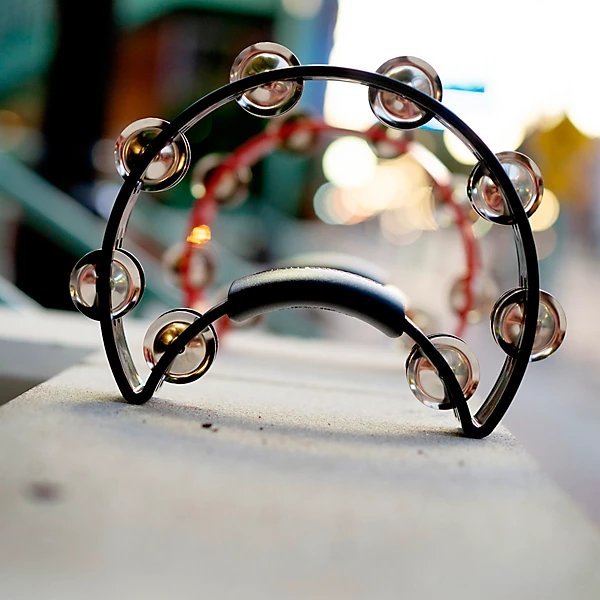 Ergonomic Tambourine Black
