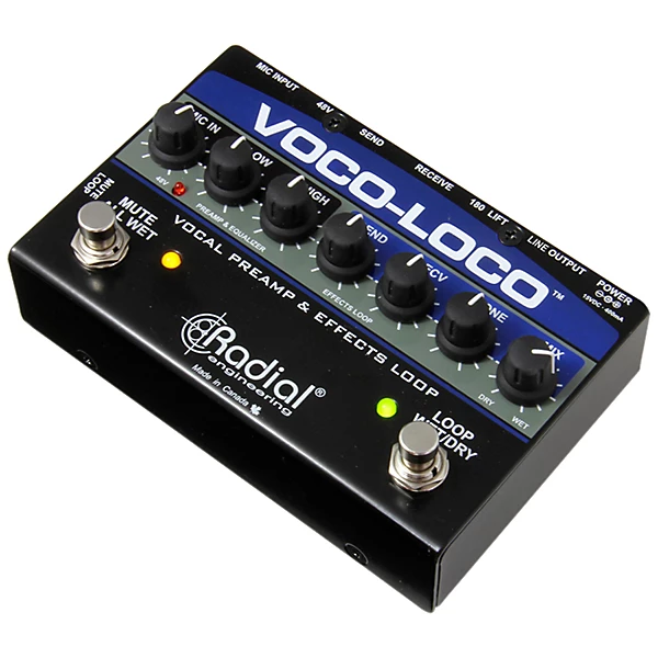 Voco Loco Vocal Preamp and Effect Switcher