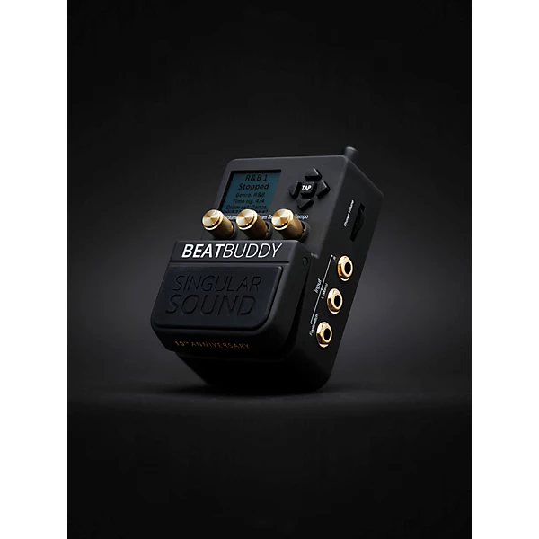 BeatBuddy 10th Anniversary Limited Edition Footpedal Drum Machine Black
