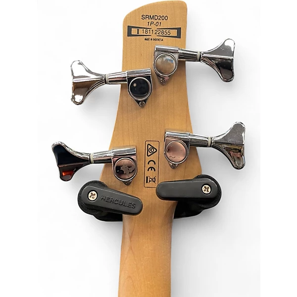 Used Ibanez SRMD200 Metallic Orange Electric Bass Guitar