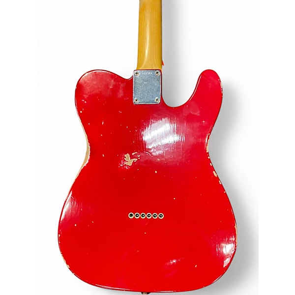 Used 2017 Fender CUSTOM SHOP 1963 TELECASTER RELIC LH Dakota Red Electric Guitar