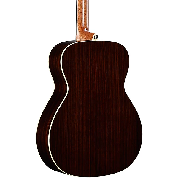 LF70e Herringbone Laureate Series Folk OM Acoustic Electric Guitar Blacktop