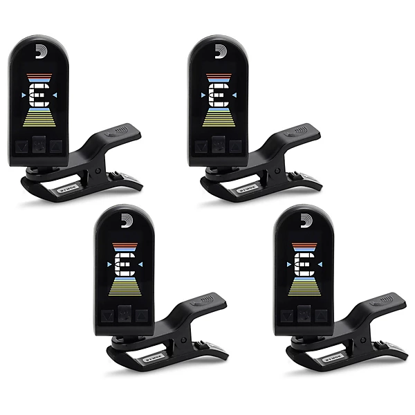 Equinox Rechargeable Clip On Tuner 4 Pack
