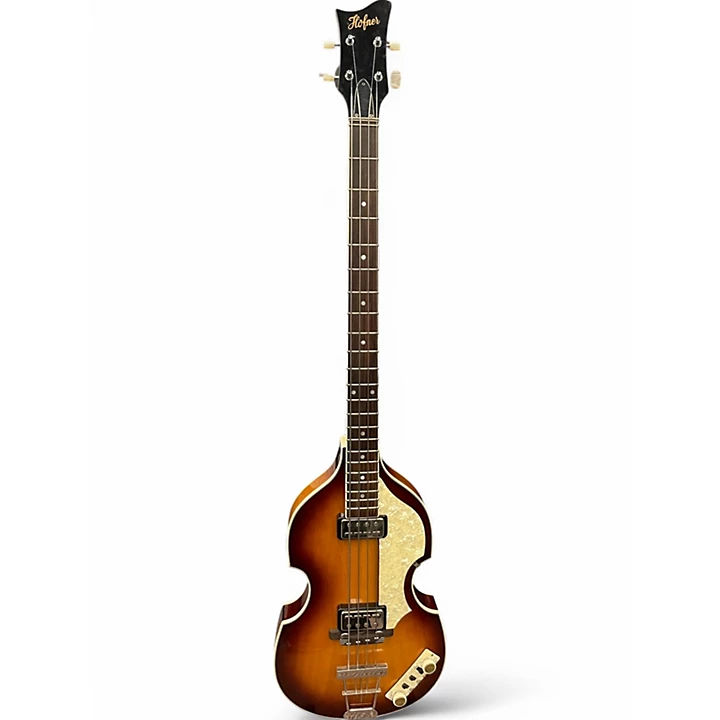 Used Hofner 500/1 Contemporary Violin 2 Tone Sunburst Electric Bass Guitar