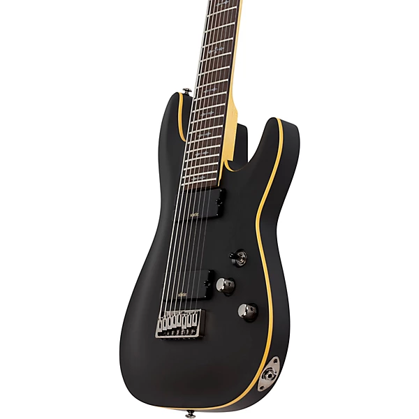 Schecter Guitar Research Demon 8 8 String Electric Guitar Satin Aged Black