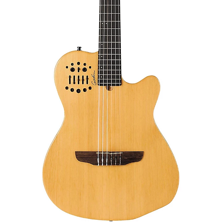 Godin ACS SA Slim Nylon String Cedar Top Acoustic Electric Guitar Semi Gloss Natural