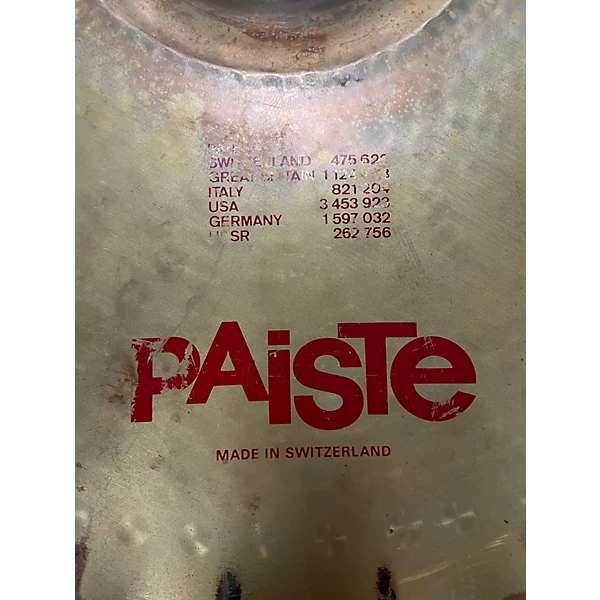 Paiste Used Paiste
