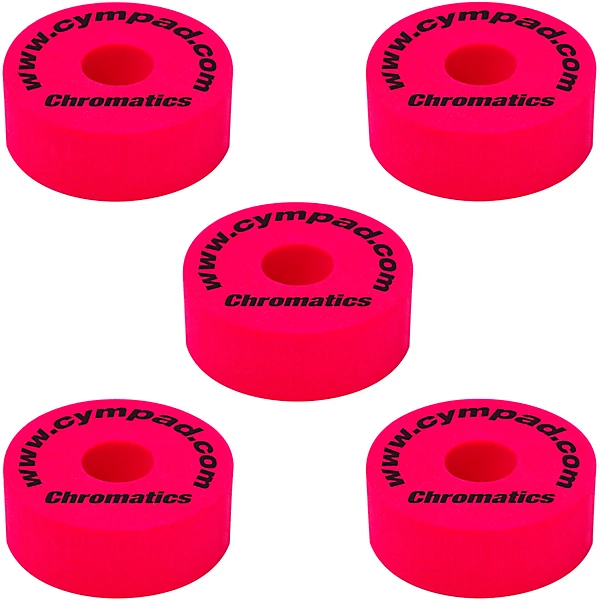 Chromatics Foam Cymbal Washer 5 Piece Crash Set Red