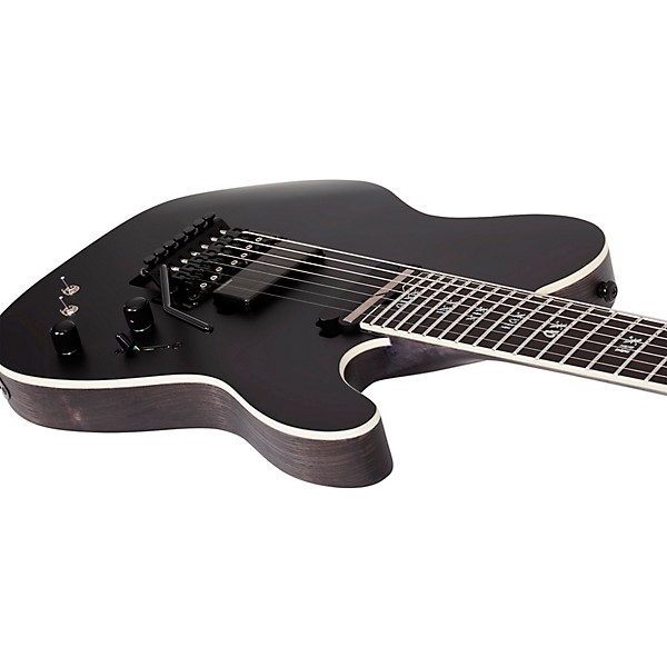 Schecter Guitar Research PT 7 FR S SLS Elite Evil Twin Electric Guitar Satin Black