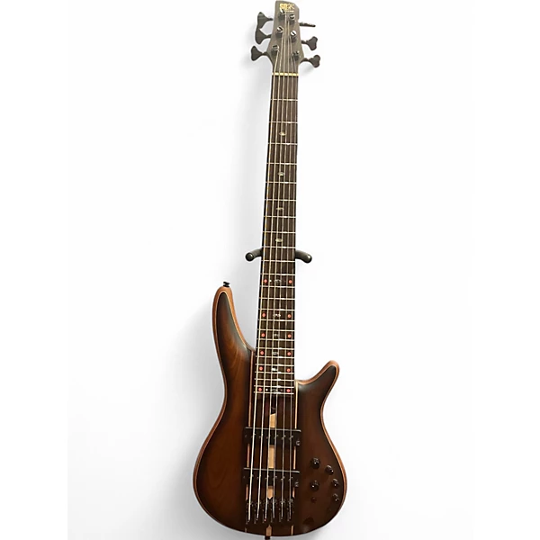 Used Ibanez SR1356B Brown Electric Bass Guitar