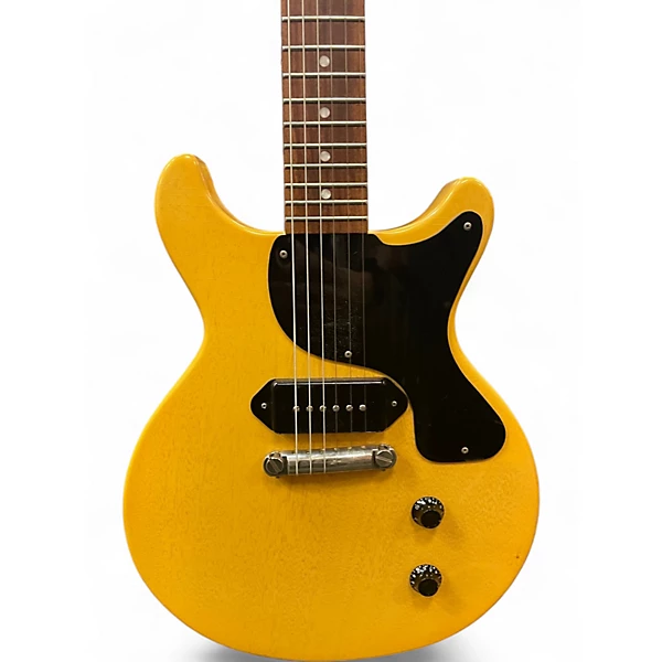 Edwards Used Edwards E JR Doublecut TV Yellow Solid Body Electric Guitar.gc