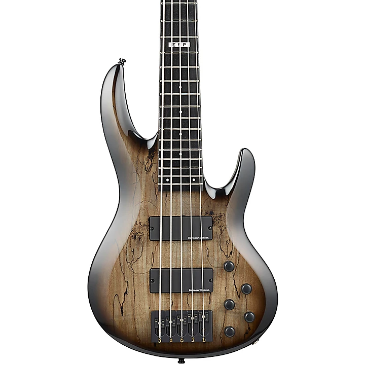 ESP E II BTL 5 Electric Bass Transparent Black Sunburst