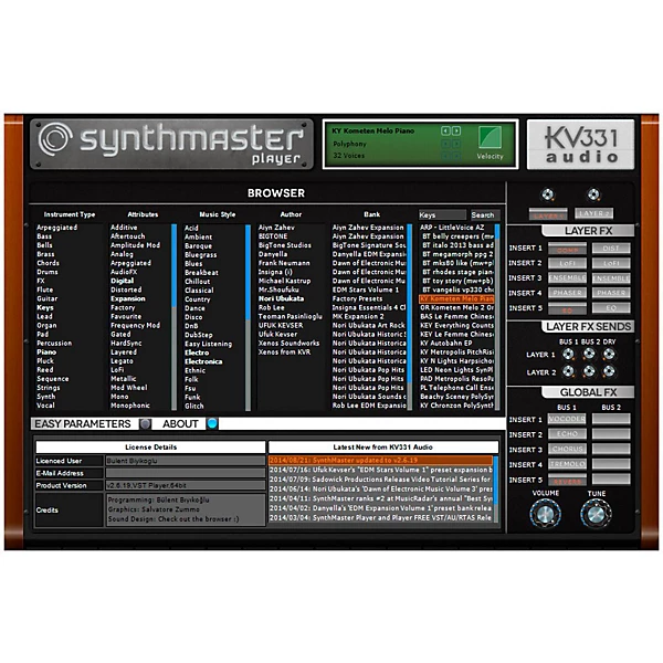 SynthMaster Player Software Download