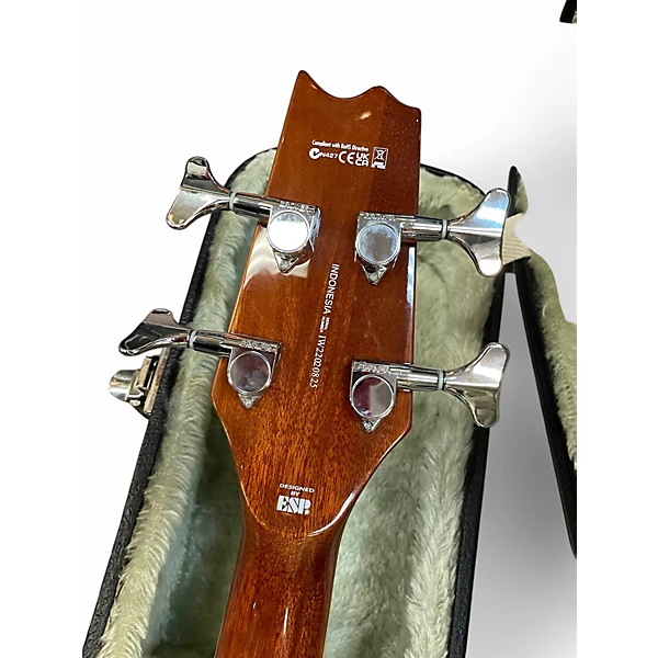 Used ESP LTD TL4 Natural Electric Bass Guitar