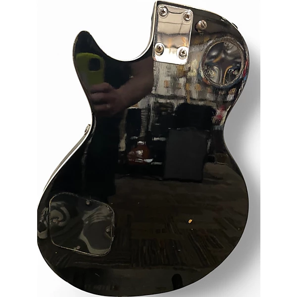 Used Kent LP Copy Black Solid Body Electric Guitar