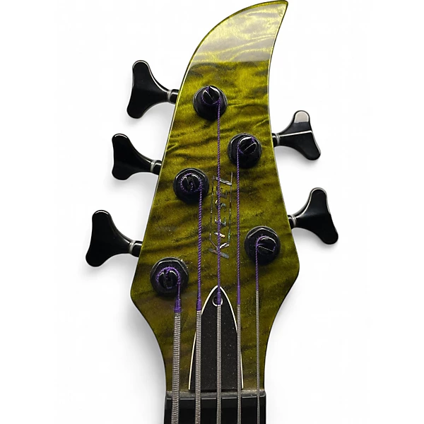 Used Kiesel Brian Bromberg Custom Poison Green Electric Bass Guitar