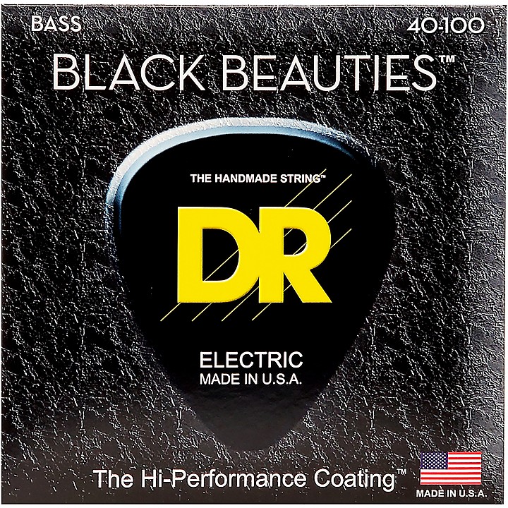BLACK BEAUTIES Coated 4 String Bass Light 40 100