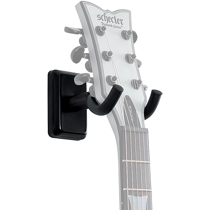 Wall Mount Guitar Hanger Black