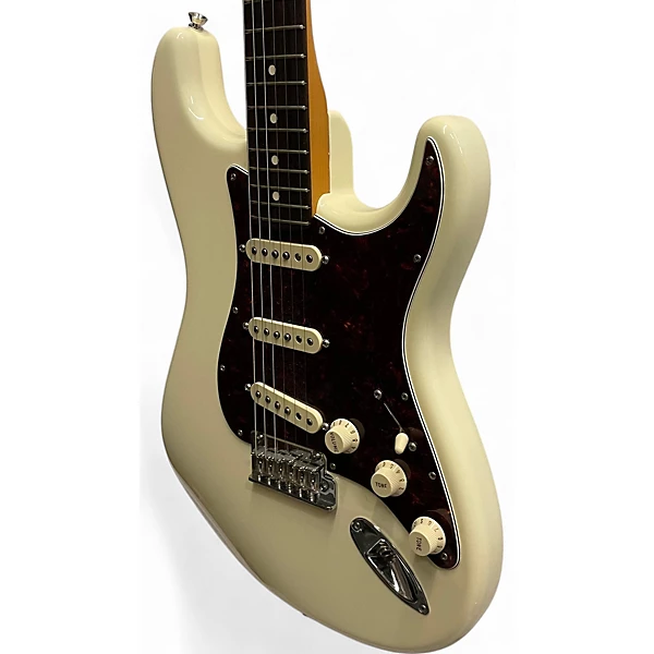Used Fender American Professional II Stratocaster Olympic White Solid Body Electric Guitar