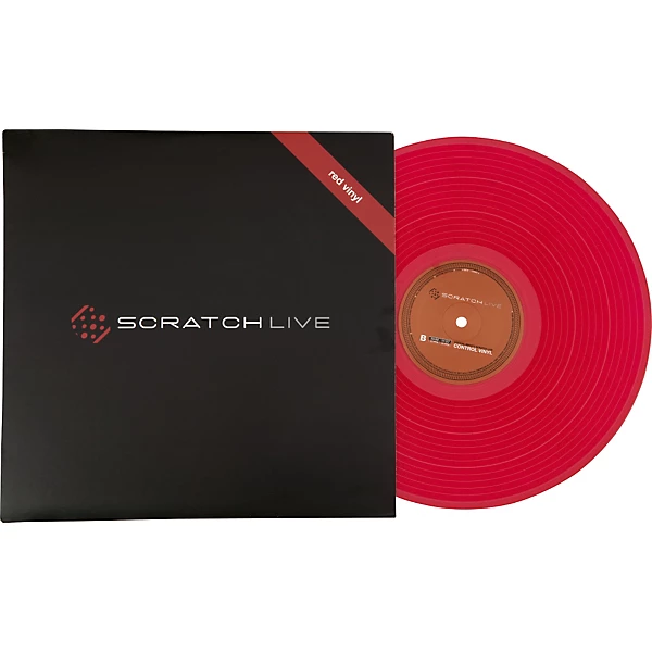 Serato Scratch LIVE Second Edition Control Vinyl Record Red