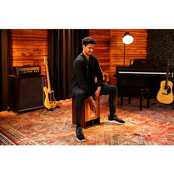 MEINL Subwoofer Jumbo Bass Cajon Walnut Frontplate