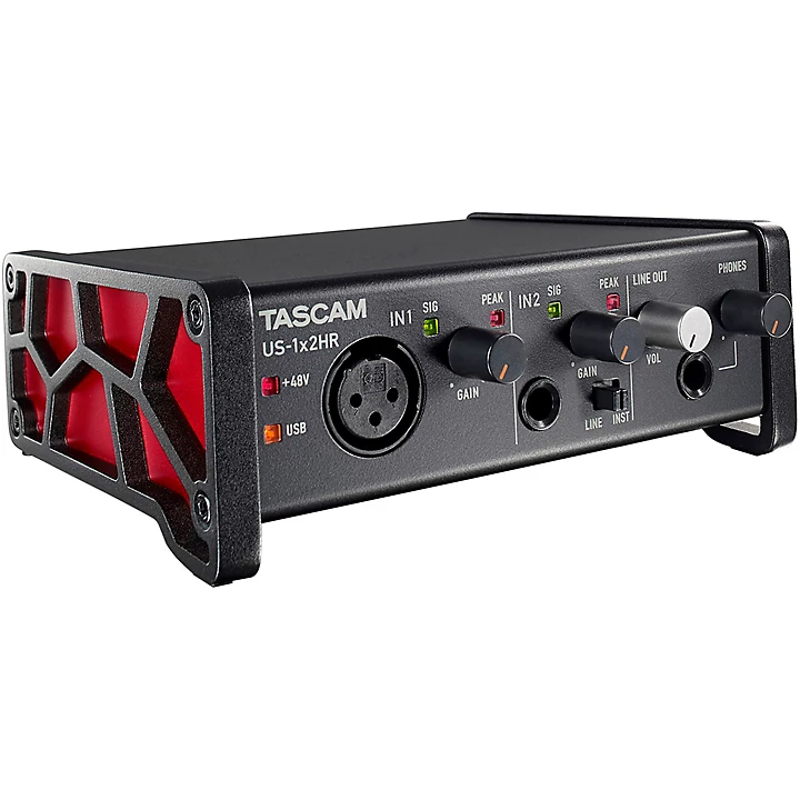 TASCAM US 1X2HR 2 Channel USB Audio Interface Level 1 L81046004000000.gc