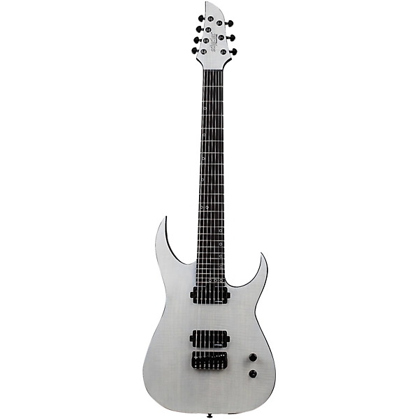 Schecter Guitar Research KM 7 MK III Legacy 7 String Electric Guitar Transparent White Satin