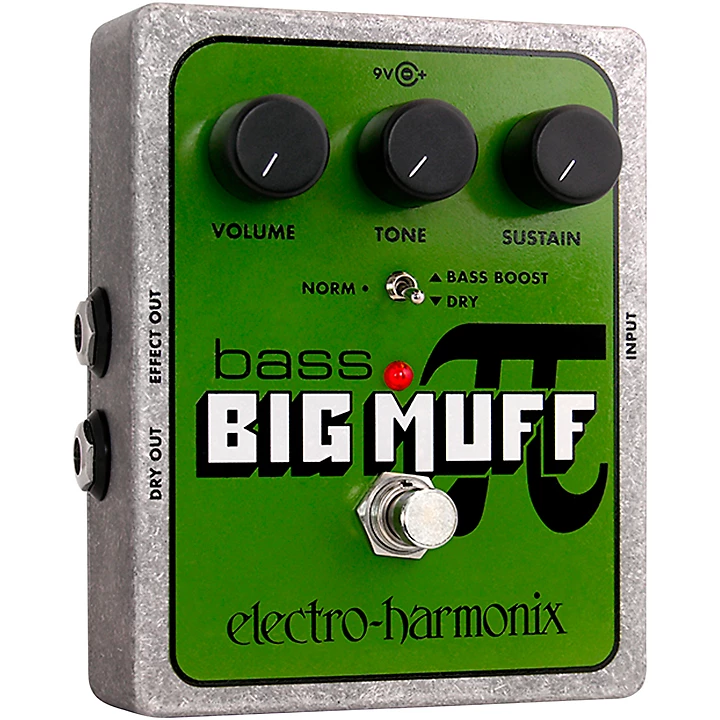 Electro Harmonix XO Bass Big Muff PI Distortion Effects Pedal Level 1 528002004000000.gc
