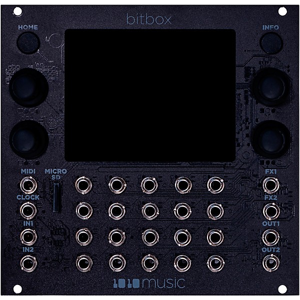 Bitbox mk2 Eurorack Performance Sampler with Touchscreen Black